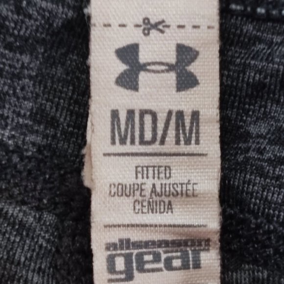 Under Armour leggings grey turquoise woman's size M - Picture 5 of 8